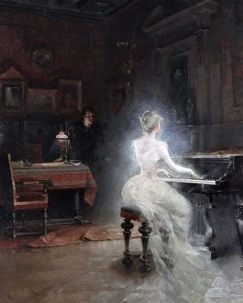 Narrative Painting - George Roux, Spirit, 1885⁠