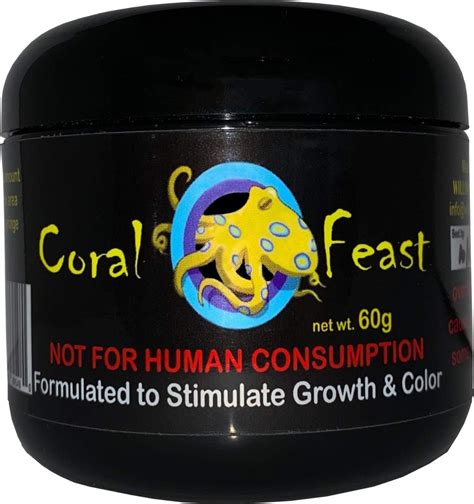 Coral Feast Coral Food Powder 60g | Premium Aquatics