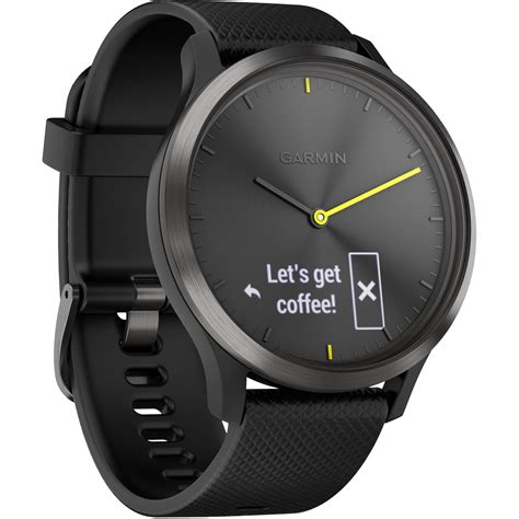 Smartwatch Garmin Vivomove HR / Silicone bracelet /Black » Gadget mou