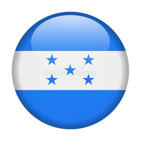 Honduras Flag Country Contour Vector Icon Stock Illustration - Illustration of label, isolated ...