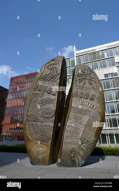 Sculpture of a large coffee bean, International Coffee Plaza, Am Stock Photo: 61824207 - Alamy