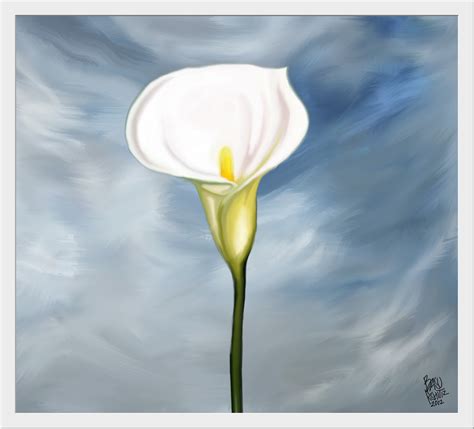 MY WORLD OF CREATION: painting- calla lily