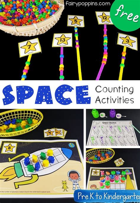 Math Activities For Preschoolers About Space