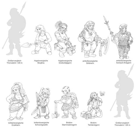 Dwarf Girls by kaffeezombie on DeviantArt