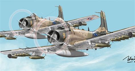 Stories and Art: VNAF A-1H Skyraiders