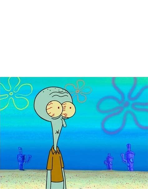 Gerador de memes Squidward scared