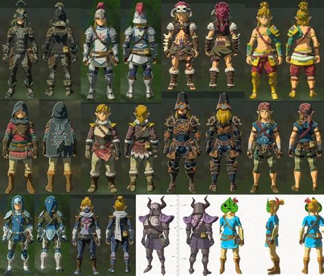 BOTW Link Outfits | Outfits, Cosplay, Legend of zelda