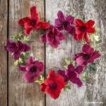 DIY Flower Heart Wreath Tutorial with Paper Flowers