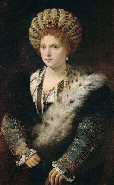 Portrait of Isabella d'Este (Titian) - Wikipedia