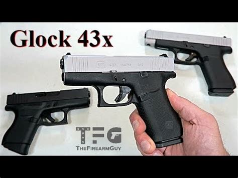 Glock 43X Review - TheFireArmGuy - YouTube