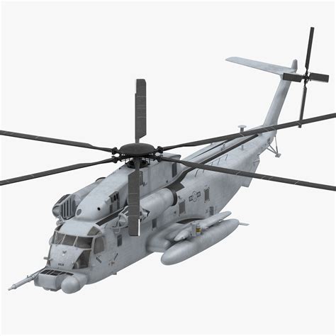 3d model of sikorsky mh-53 pave usaf