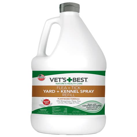 Vet's Best Flea and Tick Yard and Kennel Spray | Yard Treatment Spray ...