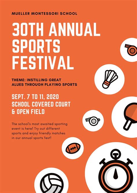 Sports Event Flyer Template - Detrester.com