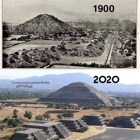 The pre-Columbian pyramids in Teotihuacan, Mexico. : r/Saved_Architecture