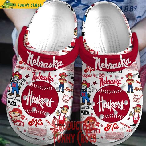 Nebraska Huskers Baseball Crocs Style - Discover Comfort And Style Clog Shoes With Funny Crocs