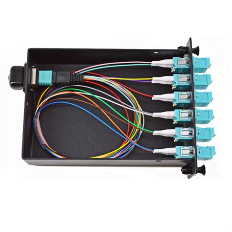 Optical Fiber Patch Cord SC 2 Port Mpo Cassette Patch Panel Type Cable Fiber Patch Panel