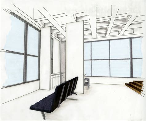 cmb: Studio Space: Final Perspective Drawings