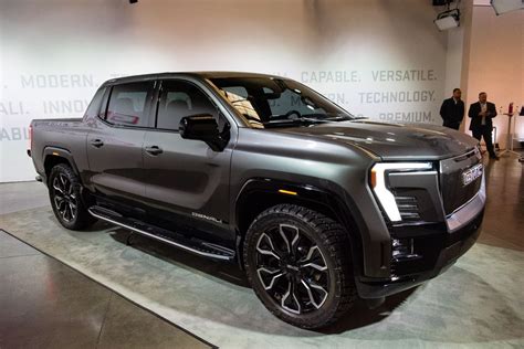 GMC Sierra EV Denali revealed: plug-in-powered pickup goes premium ...