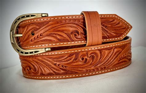 Custom Hand Tooled Leather Belts