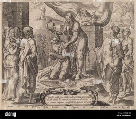 Samuel Anointing David. Dated: c.1556. Medium: engraving. Museum ...