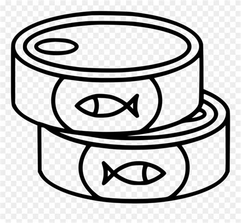 Sardines Drawing Canned Fish - Canned Food Clipart Png Transparent Png (#1146541) - PinClipart