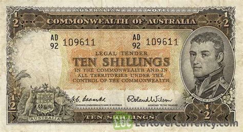 10 Shilling Australia (Matthew Flinders) - exchange yours today