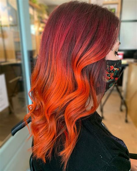 23+ Gorgeous Ideas For Neon Orange Hair That Turns Heads