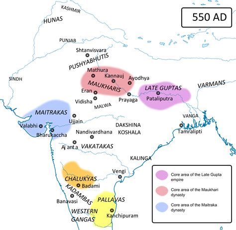 Samudragupta Empire Map