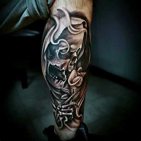 25 Simplistic Leg Tattoos For Men That Exactly What You Are Looking For