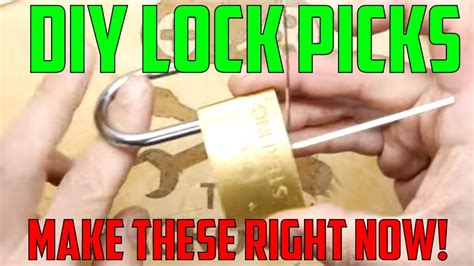 DIY Lock Picks for FREE! - YouTube