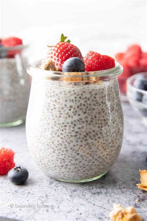 Keto Chia Pudding Recipe (Low Carb) - Beaming Baker