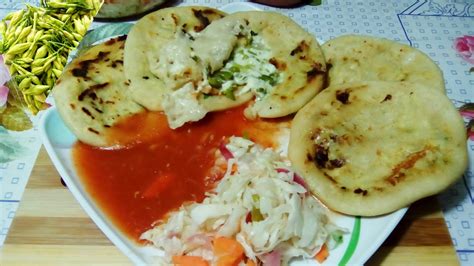 Como hacer Pupusas de Queso con Loroco (paso a paso) - YouTube