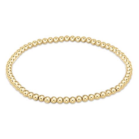 e.newton Classic Gold Bead Bracelet | 6 Sizes – Mattie B's Gifts & Apparel