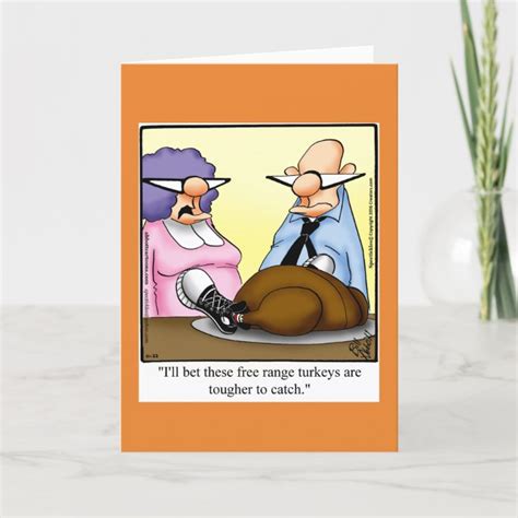 Funny Thanksgiving Humor Greeting Card | Zazzle.com