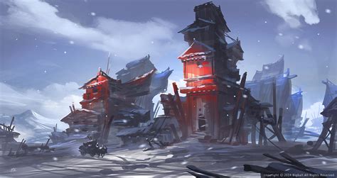 ArtStation - Snow Village