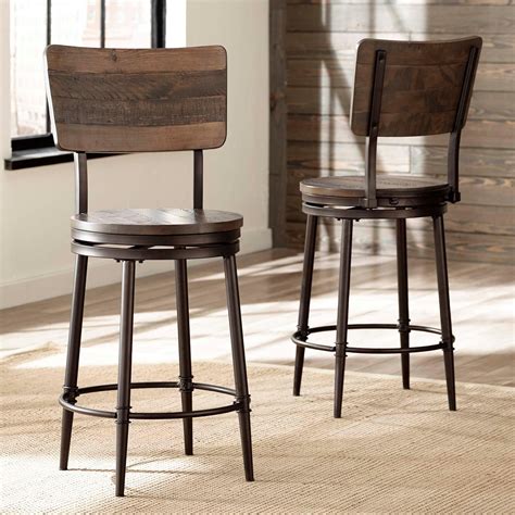 Swivel Counter Bar Stools With Back | solesolarpv.com