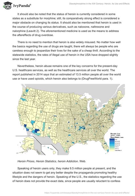 Diacetylmorphine in the XXI Century: Heroin, Its Use and Effects - 551 Words | Research Paper ...