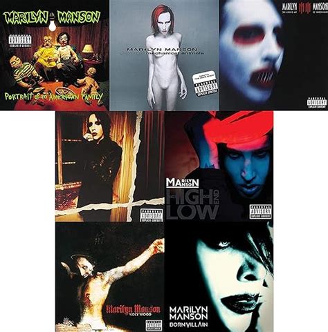 Marilyn Manson: Ultimate 7 Studio Albums CD Collection (Mechanical ...