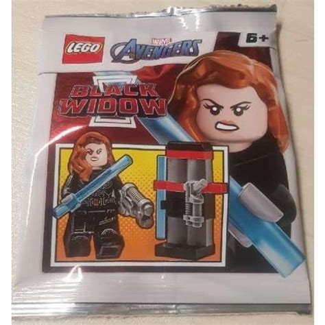 LEGO Marvel Super Heroes Black Widow Minifigure Foil Pack Set 242109 ...