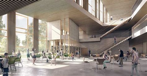 School in Finland, Play-Time Architectural Imagery