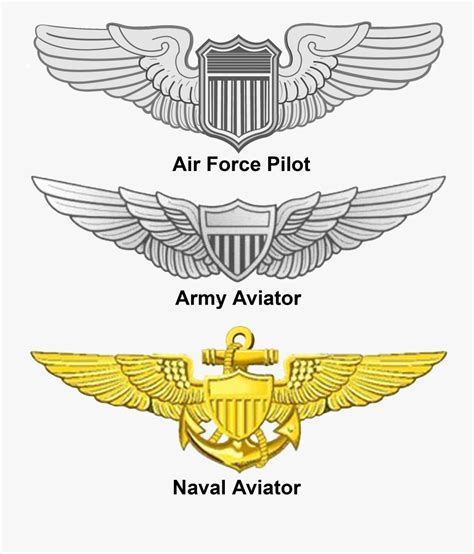 United States Aviator Badge - Navy Air Force Wings , Free Transparent Clipart - ClipartKey