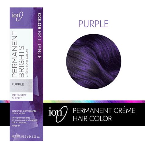 ion Color Brilliance Permanent Brights Creme Hair Color Purple | Hair color purple, Ion hair ...