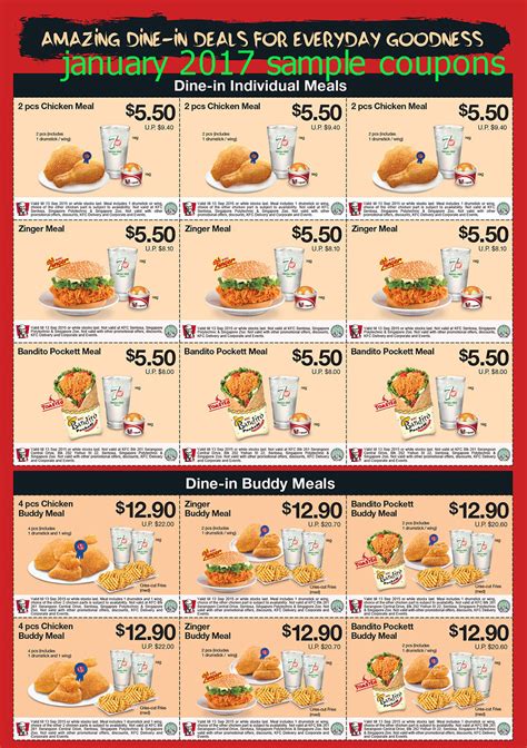 Printable Coupons 2020: Kfc Coupons