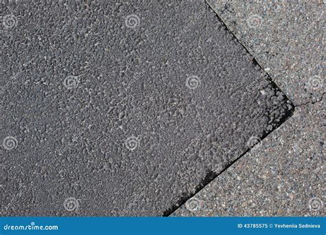 Cracked Tarmac Road Surface Stock Image - Image of concrete, road: 43785575