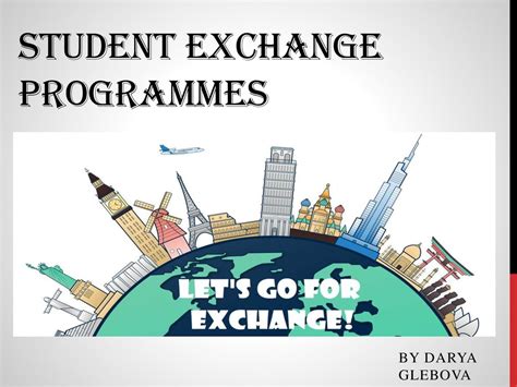 Student Exchange Programmes - online presentation