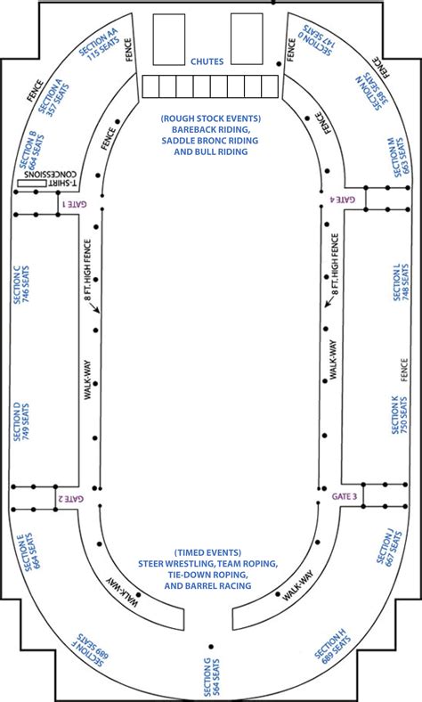 Old Fort Days Rodeo - Seating