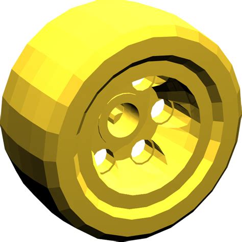 LEGO Yellow Wheel Technic 30,4 X 14 (32146) | Brick Owl - LEGO Marketplace