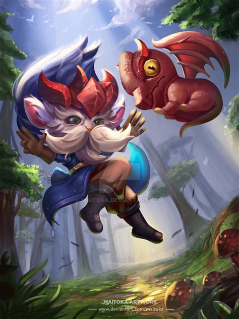 Heimerdinger Dragon Trainer fanart by MaitoKa on DeviantArt