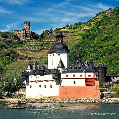 Pfalzgrafenstein Castle, Germany Known as "the Pfalz," this former stronghold is famous for its ...