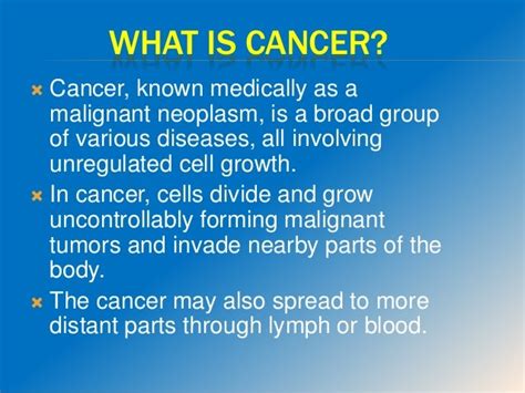 Etiology of Cancer